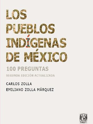 cover image of Los pueblos indígenas de México